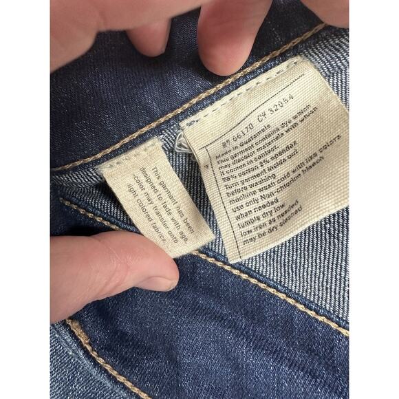 Anthro Holding Horses Bell Bottom Womens Jeans Size 28 Frayed Hem - Picture 8 of 10